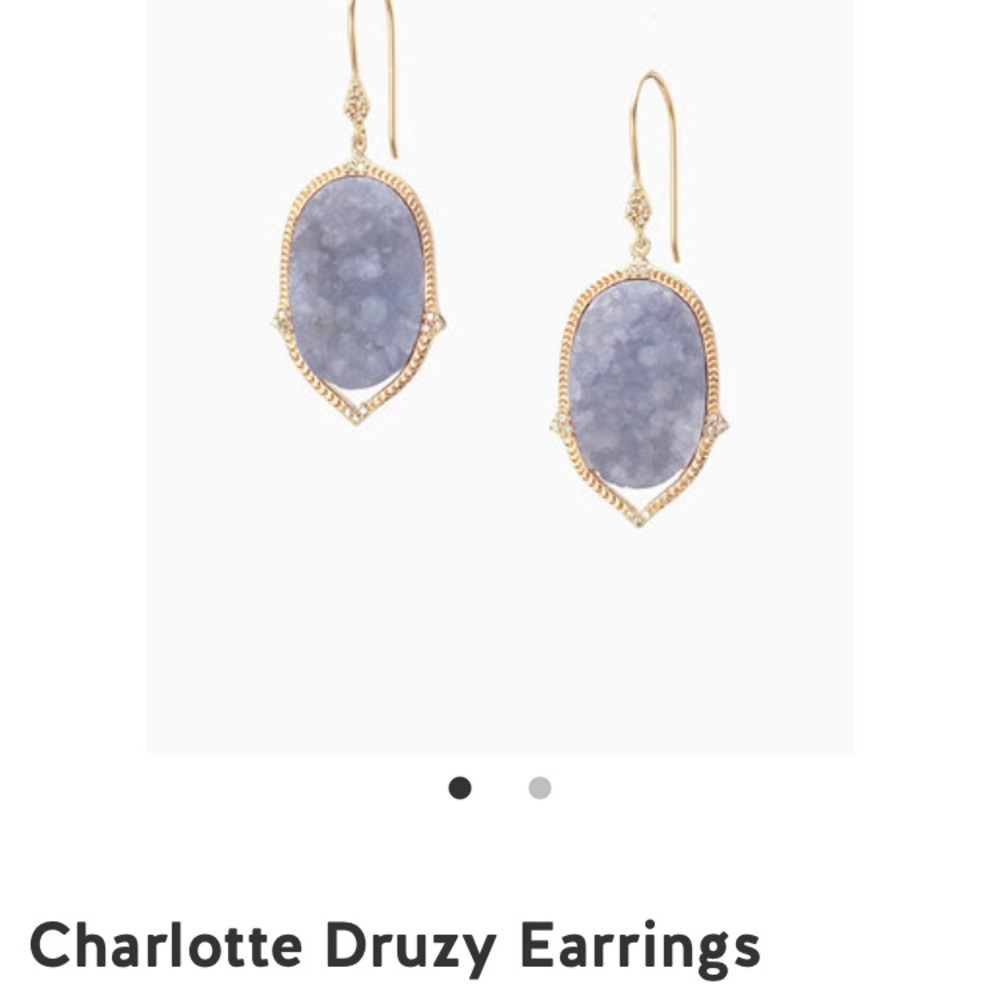 Stella & Dot Charlotte Druzy Earrings-Brand New